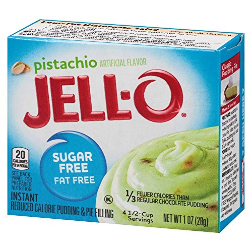 JELLO Pistachio Instant Pudding & Pie Filling Mix (10z Boxes, Pack of 6