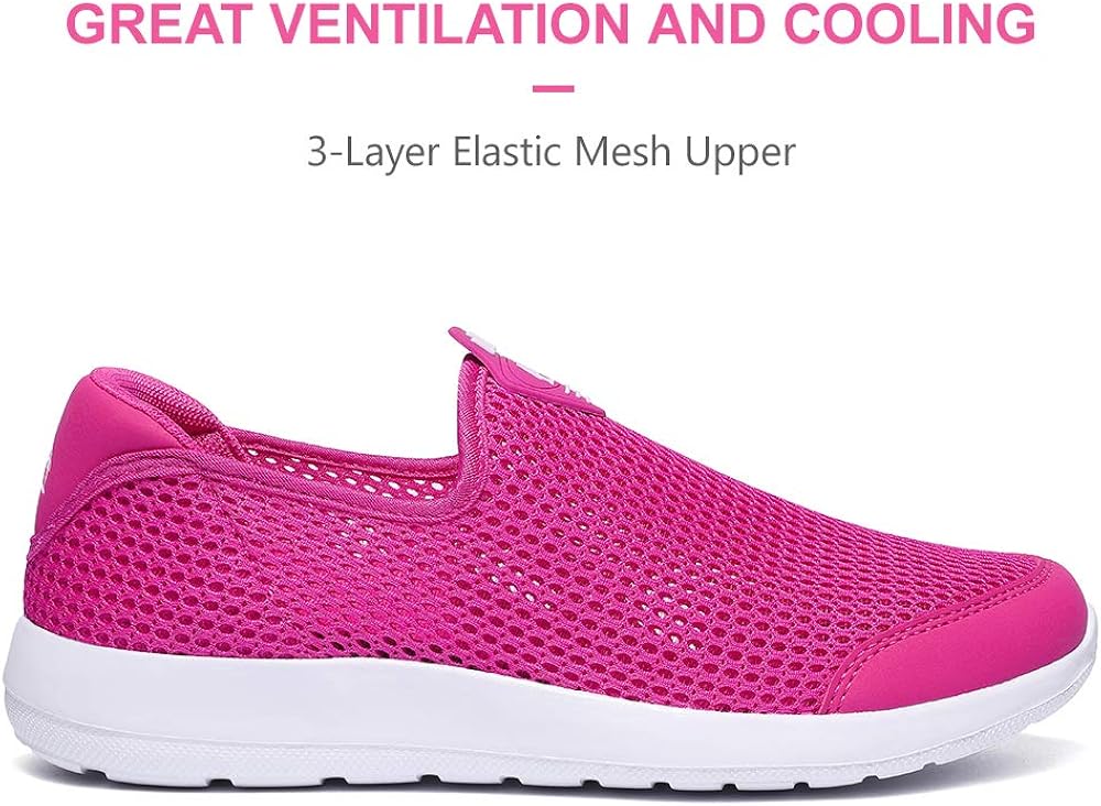  | CAMEL CROWN Womens Lightweight Breathable Non Slip Sneaker Mesh Quick Drying Beach Sandals Water Shoes | Water Shoes