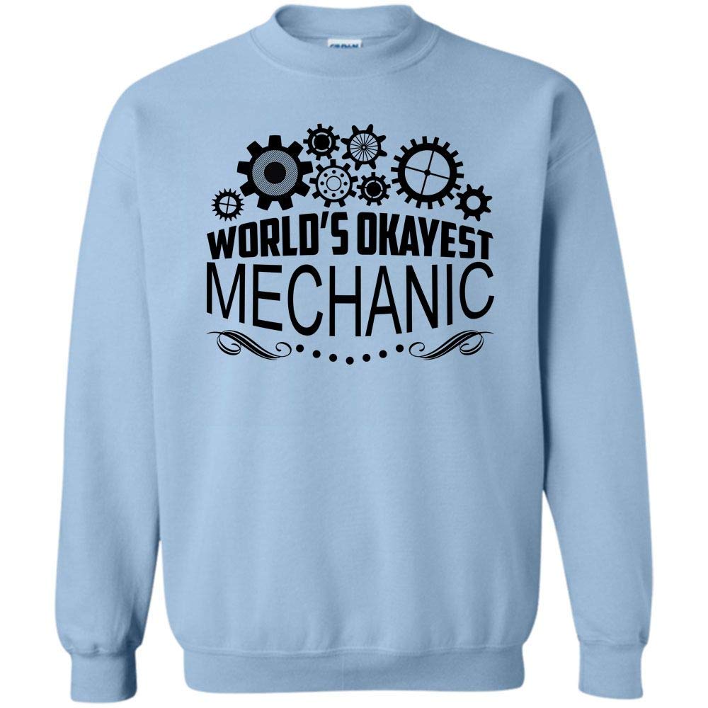 Tiger Key Gift For Dad, World's Okayest Mechanic T Shirt