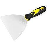 B BOSI TOOLS 6" Putty Knife Scrapers, Stainless Steel Paint Scraper Tool, Spackle Knife for Drywall Spackle, Taping, Scraping