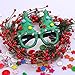 Aneco 12 Styles Christmas Glasses Frame Glitter Christmas Party Glasses Christmas Costume Creative Eyewear for Christmas Party Supplies