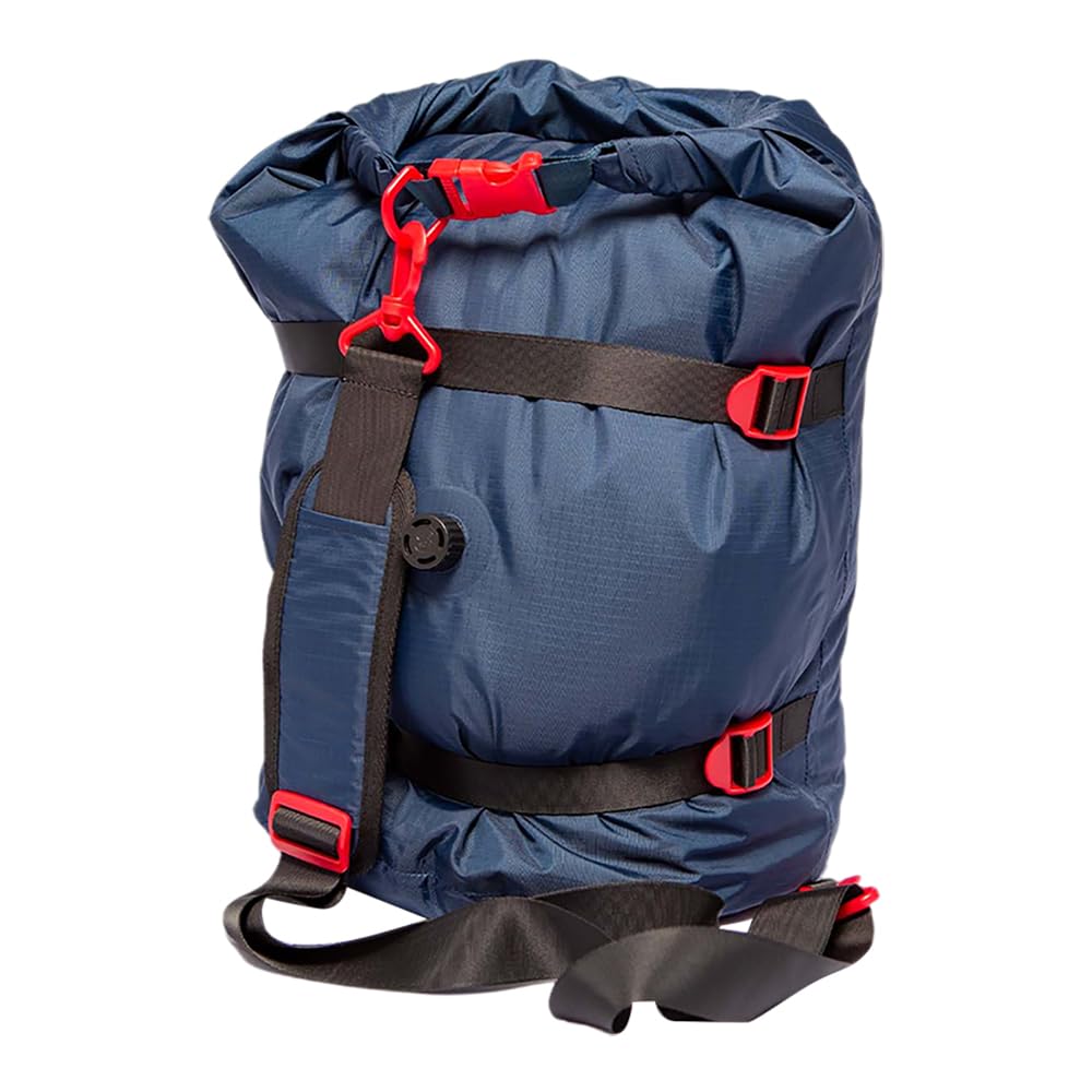 Red Original 12L Waterproof Roll Top Compression Bag/Sack for Changing Robe & Wet Clothes Storage (Navy)