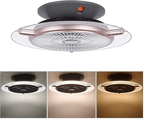 Remote Control Ceiling Fan Light With 48w Lamps Fan Adjustable