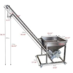 HQHAOTWU Screw Powder Feeding Machine, Automatic