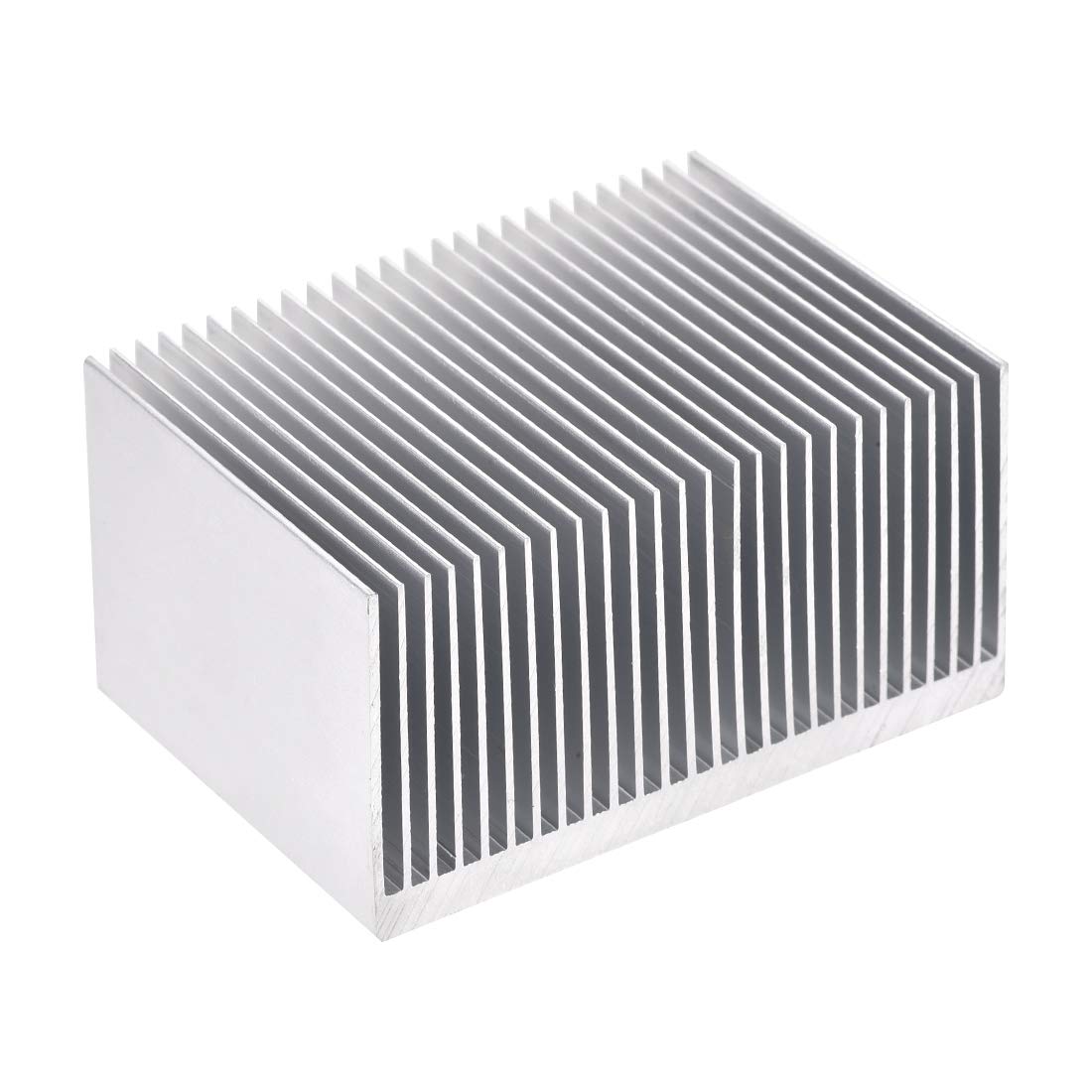 sourcing map Electronics Cooler Heatsink for LED and Power Silver 50 x 69 x 36 mm
