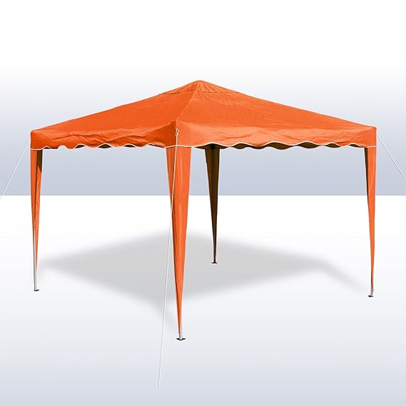 DEMA Alu/Metall Faltpavillon 3x3 Meter Orange