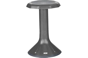 ECR4Kids ACE Active Core Engagement Wobble Stool, 20-Inch Seat Height, Flexible Seating, Grey