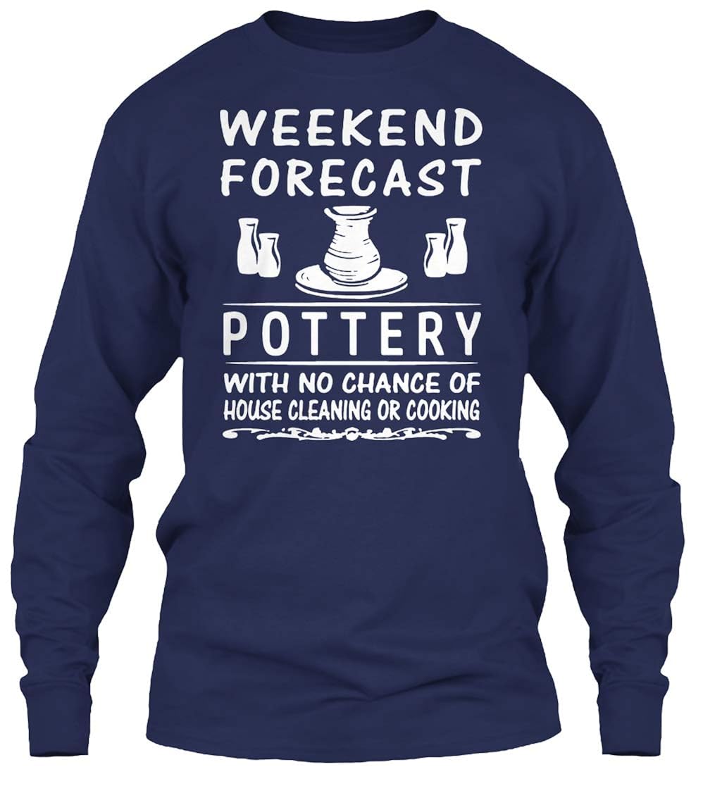 Which Is The Best Weekend Forecast Pottery Tshirt