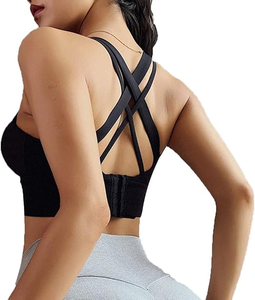 ZYAM Damen Damen SportBH Gym Fitness Wear Verstellbare Größe YogaBH