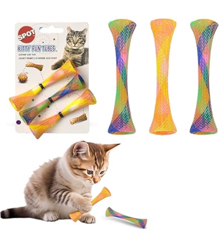Ismarten Cat Spring Toy (100 Pack), Interactive Cat Toy For Indoor Cats, Lightweight Reliable Plastic, Plastic Cat Coil