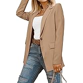 CRAZY GRID Women Business Casual Blazers with Lined Professional Work Suit Jacket with Pockets