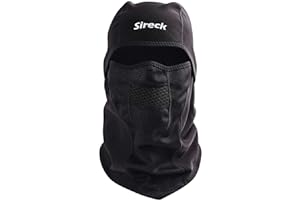 Sireck Cold Weather Balaclava Ski Mask, Water Resistant and Windproof Fleece Thermal Face Mask, Cycling Motorcycle Neck Warmer Hood Winter Gear for Men Women