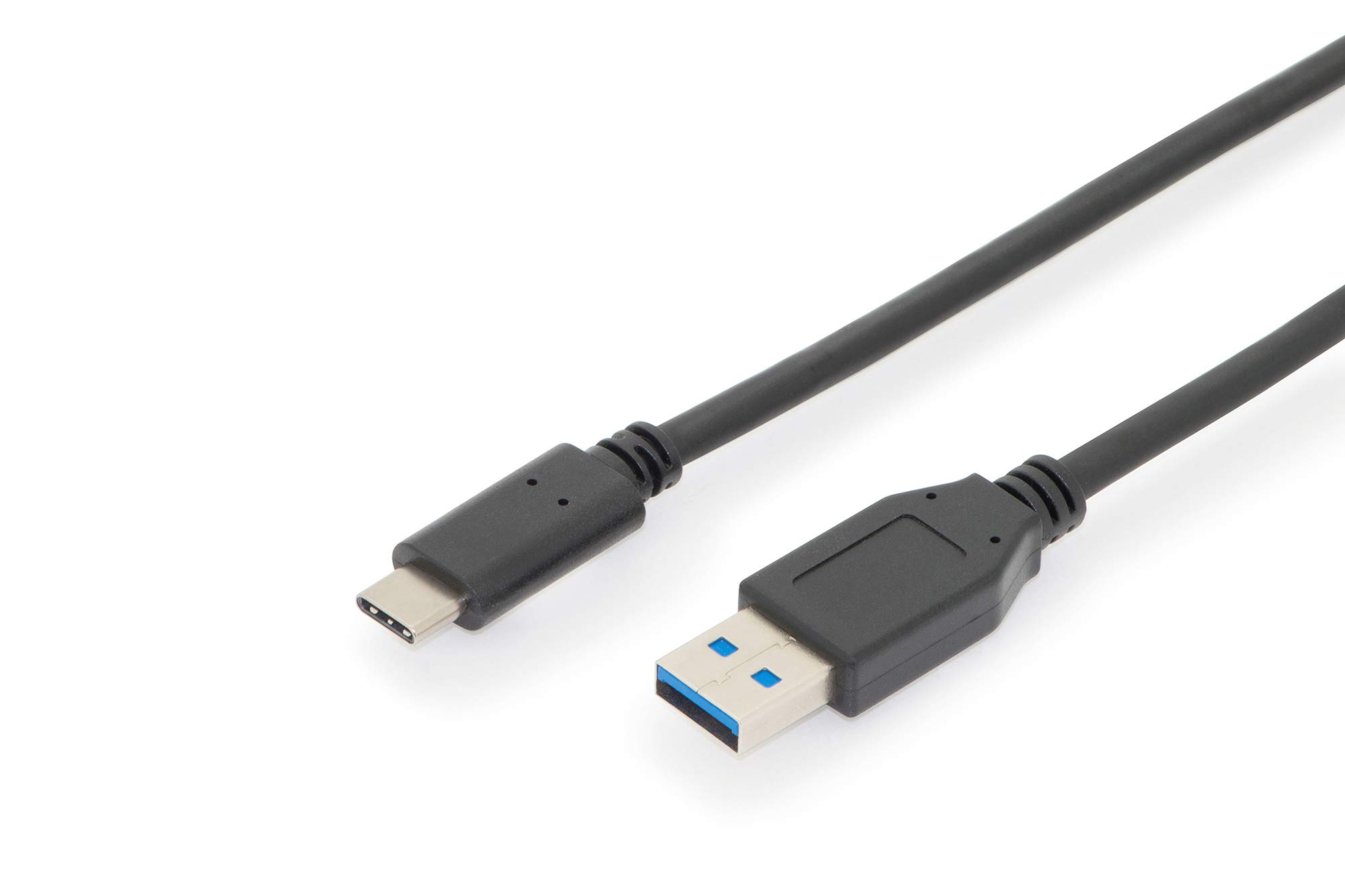 DIGITUS USB 3.2 Gen2 connection cable - 1.0 m - USB A (male) to USB C (male) - 10 Gbit/s - connection cable - black