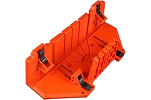 14 inch Mitre Box with Movable Jaw for Back Saw Slot Angles 45 22 5 90 Degrees Cuts Sawing Clamping Woodworking Tool High Dur
