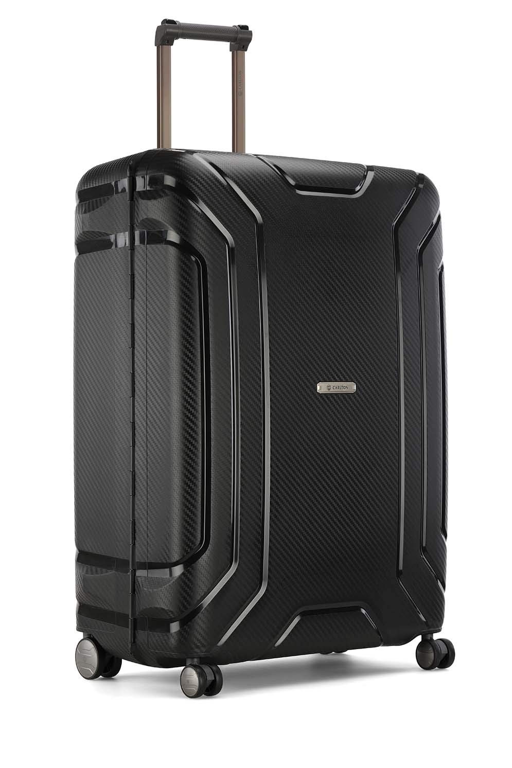 Buy Carlton Crest Polypropylene 65 Cms Carbon Black Hardsided Checkin