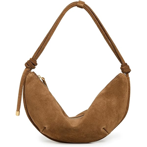 Madewell Women's Suede Sun Stud Shoulder Bag, Aged Cognac Madewell Women's Suede Sun Stud Shoulder Bag, Aged Cognac