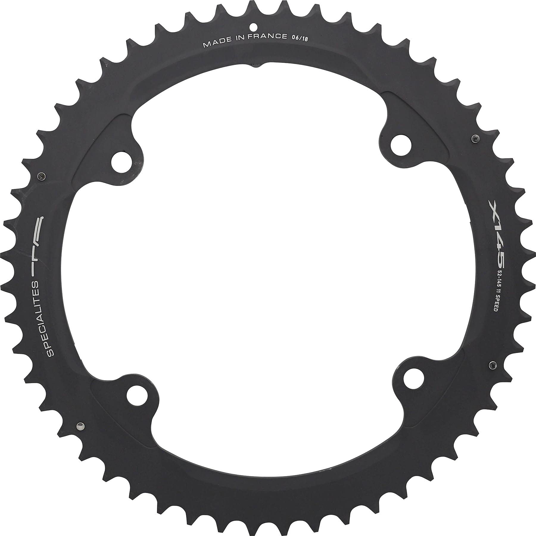 Spécialités TA X145 11 Speed Campagnolo Outer Chainring, 50t, Anthracite