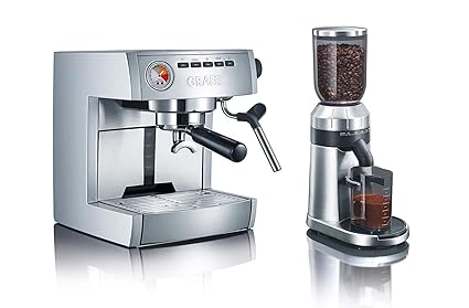 Graef Espressoautomat ES85 + Kaffemühle CM80 SET UK-Version