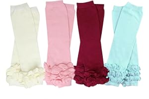 juDanzy 4-pack baby & toddler leg warmers gift set for boys & girls