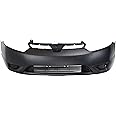 Evan Fischer Front Bumper Cover Compatible With 2006-2008 Honda Civic, Primed, Coupe