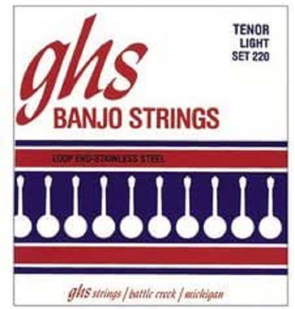 GHS 210 Phosphor Bronze Tenor Banjo String Set, 9-28