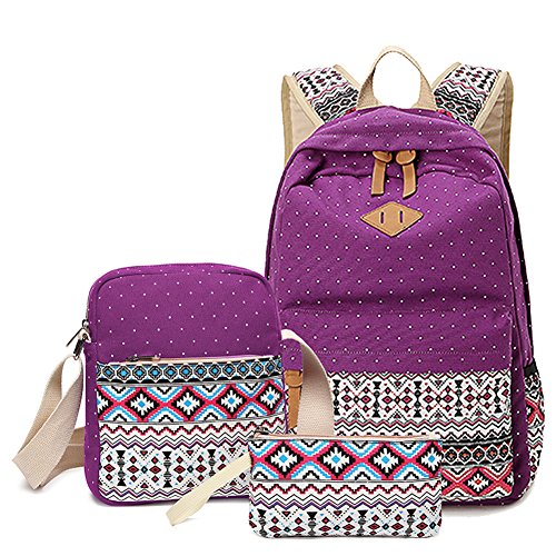 Abshoo canvas dot backpack cute lightweight teen girls backpacks …