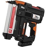 Worx Nitro 20V 18GA Brad Nailer Cordless Fires 80 Nails Per Minute, Cordless Nail Gun Anti-Ejection, Nail Gun Battery Powered
