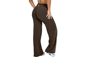 OQQ Yoga Pants Women High Waist Stretch Casual Soft Straight Leg Bottoms