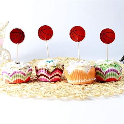 Amazon Com Party Diy Decorations 24pcs Lot Football Cake Pers