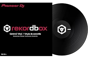 Pioneer RB-VS1-K Single Black Control Vinyl Disc for rekordbox DJ