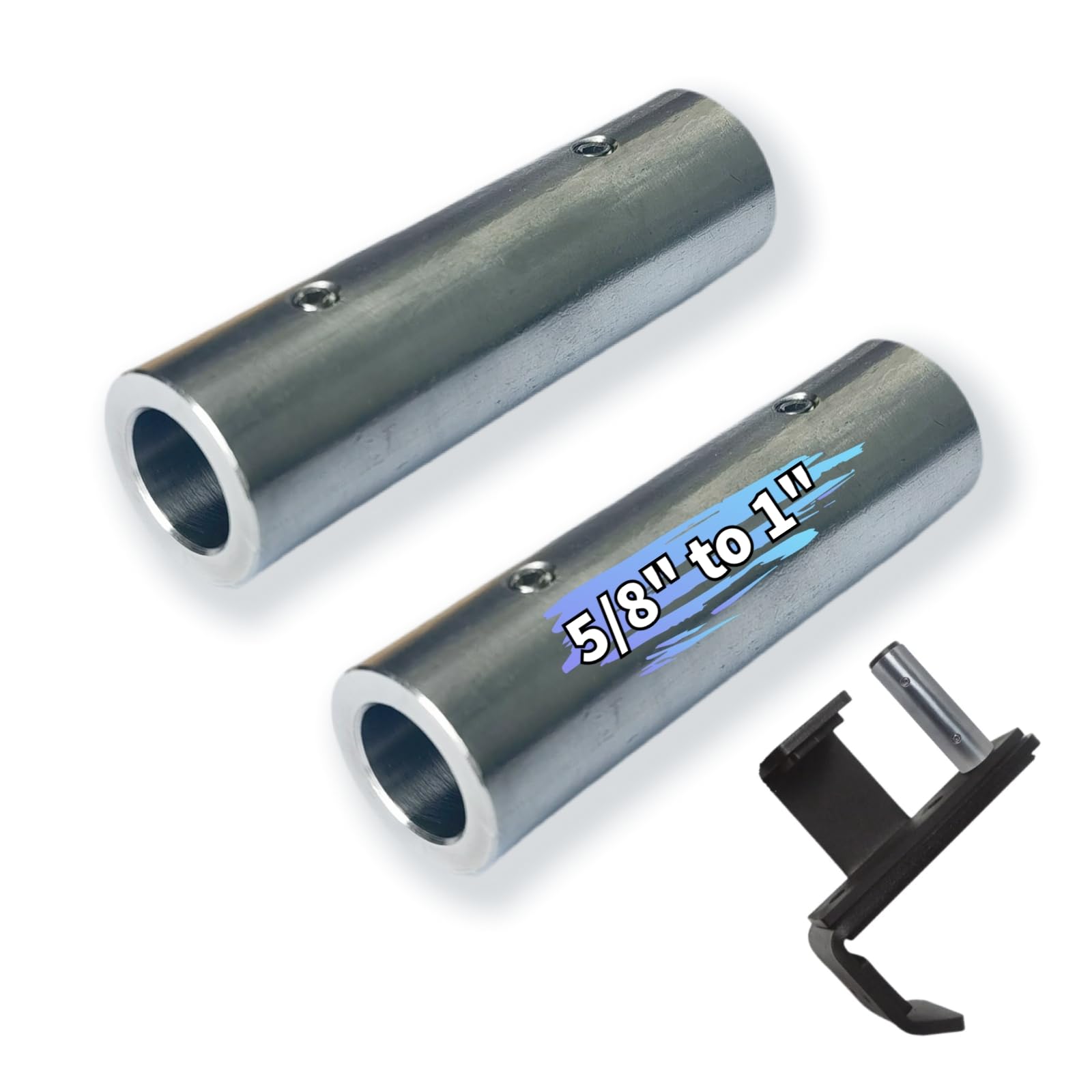 Photo 1 of Power Rack Attachments – Universal Adapter Pin Sleeve for Diverse Power Racks –5/8“ to 1”– Premium 3x3 and 2x2 Power Rack Accessories Compatible with Ethos Power Rack, Squat Rack Attachments?Pack 2?