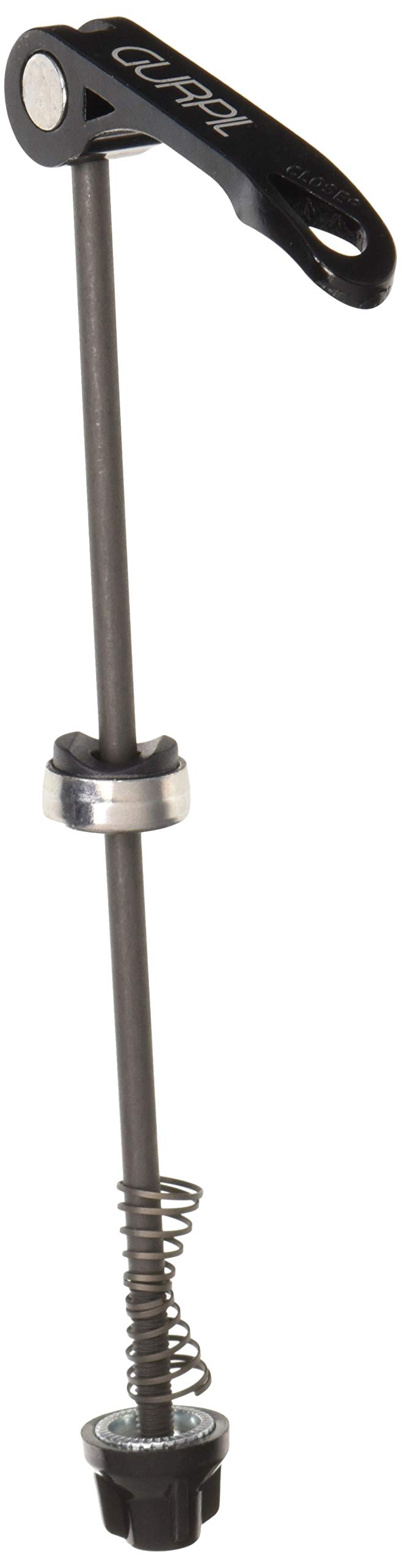 Gurpil 28311 Back Zipper, Aluminum, Black