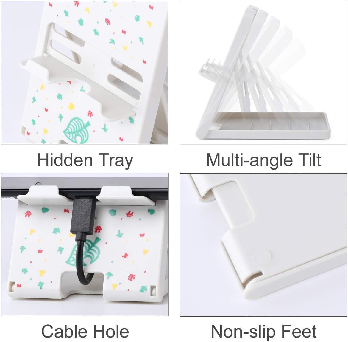 Tscope Playstand for Nintendo Switch, Animal Crossing Adjustable Switch New Horizons Holder Dock Bracket for Desk, Switch Lite Tablets Stand Mount: Computers & Accessories
