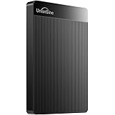 UnionSine 1TB Ultra Slim Portable External Hard Drive HDD-USB 3.0 for PC, Mac, Laptop, PS4, Xbox one, Xbox 360-(Black)