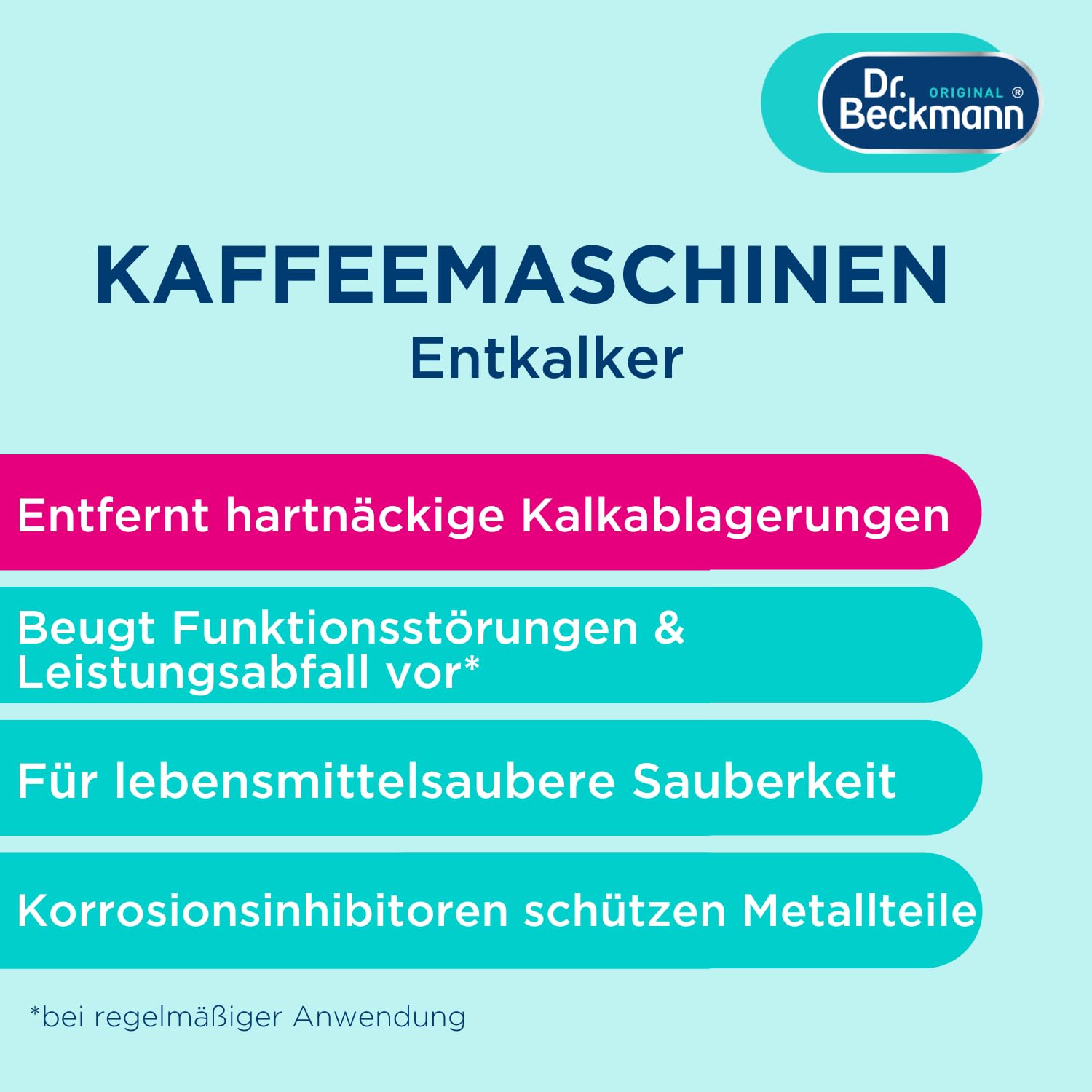 Dr. Beckmann Spezial Kaffee-Maschinen Entkalker Für alle Kaffeemaschinen 250 ml 2