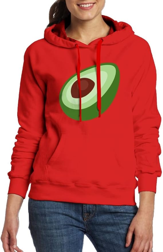 COCO12F Women's Avocado Hoodies Fashion Front Pocket