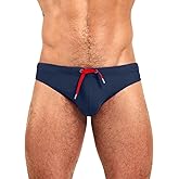 MIZOK Men's Swimwear Bikini Swimming Briefs Drawstring Swimsuits Board Surf Shorts Trunks