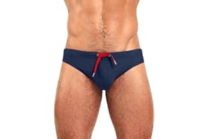 MIZOK Men's Swimwear Bikini Swimming Briefs Drawstring Swimsuits Board Surf Shorts Trunks