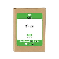 uxcell 10Pcs M5 T Nut Roll in Spring, T Nut with