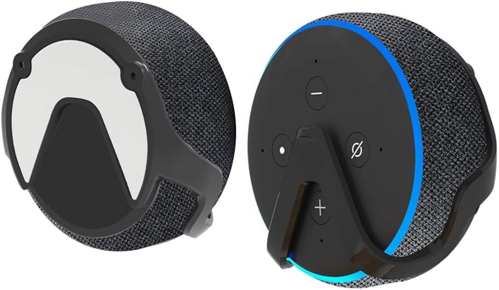 Jaminy Outlet Hanger Stand Outlet Wall Mount Holder Holder for Echo Dot 3rd Generation (Black)