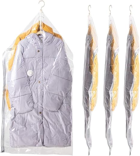 Amazon 吊るせる圧縮袋 洋服 コート スカート ジャケット用 ハンガー付きあっしゅく袋 ポンプ無し 押すだけ簡単圧縮 そのまま吊るせる圧縮 衣類カバー 冬物収納整理袋 ノズル 掃除機対応 再利用可能 大容量服収納できる 4枚入 135 70cm 透明クリア 圧縮袋 オンライン通販 Amazon 吊るせる圧縮袋 洋服 コート スカート ジャケット用 ハンガー付きあっしゅく袋 ポンプ無し 押すだけ簡単圧縮 そのまま吊るせる圧縮 衣類カバー 冬物収納整理袋 ノズル 掃除機対応 再利用可能 大容量服収納できる 4枚入 135 70cm 透明クリア 圧縮袋 オンライン通販
