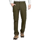 Outdoor Ventures Men's Cargo Work Pants Water Resistant Lightweight Ripstop Hiking Tactical Pants with 6 Pocket