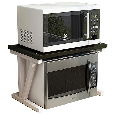 Rack de Cocina en el Piso microondas, Estante de Almacenamiento ...