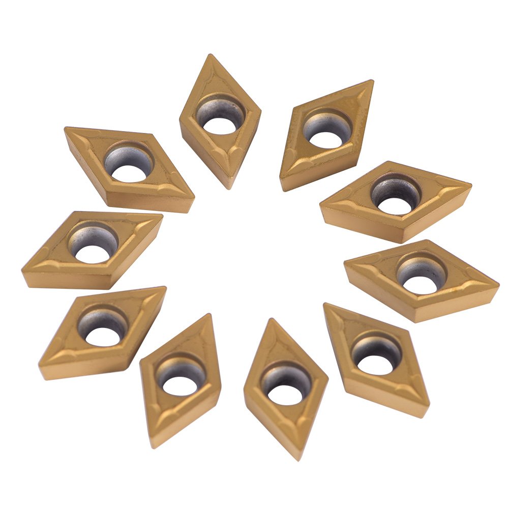 10Pcs DCMT11T304-HM YBC251 CNC Turning Inserts Set Golden Carbide Lathe Turning Cutters for Lathe Milling Tool - Image 5