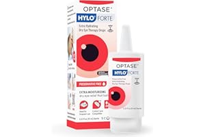 Optase HYLO Forte Dry Eye Drops, Preservative-Free 300 Drops – Extra Moisture – Active Glycerin & Hyaluronic Acid – Contact Lens Compatible – 0.33 fl oz