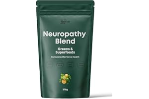 The Nerve Brand Neuropathy Superfood Blend Greens Powder for Peripheral Neuropathy with 600mg of R Alpha Lipoic Acid