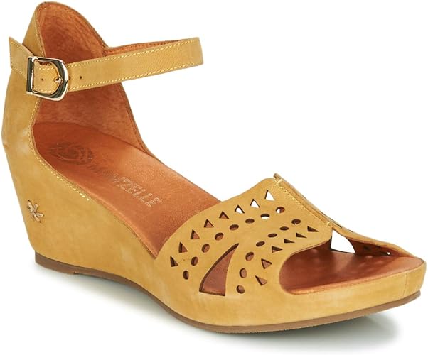 womens yellow sandals uk