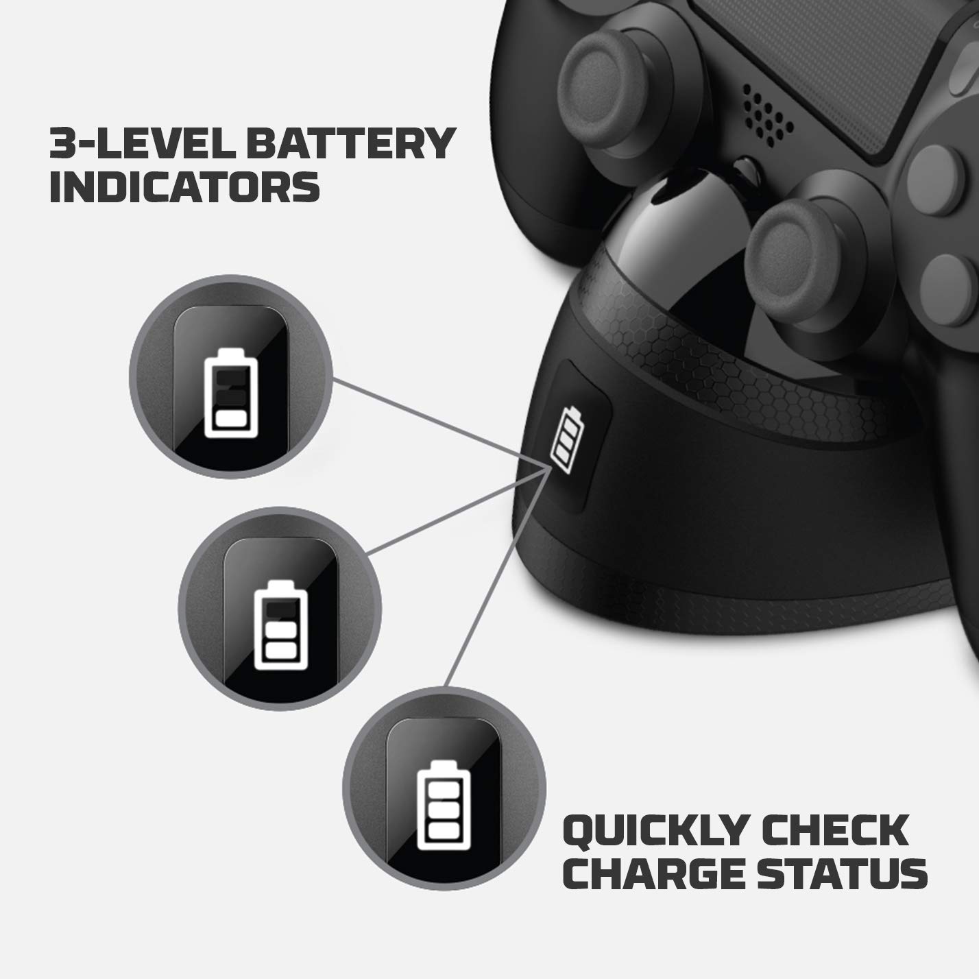 HyperX ChargePlay Duo DUALSHOCK 4 Controller Charger HX-CPDU-A PS4