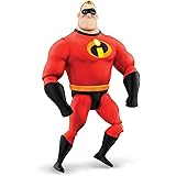 Pixar Interactables Mr. Incredible Talking Action Figure, 8-in Highly Posable Movie Character Toy, Interacts with Other Figur