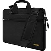 Laptop Shoulder Bag 13 13.3 14 Inch Case Compatible with MacBook Pro 14 2025-2021 M4/M3/M2/M1, Mac Air/pro 13-13.3 Inch and Most Popular 13-14 Notebooks,Spill-Resistant Briefcase, Black